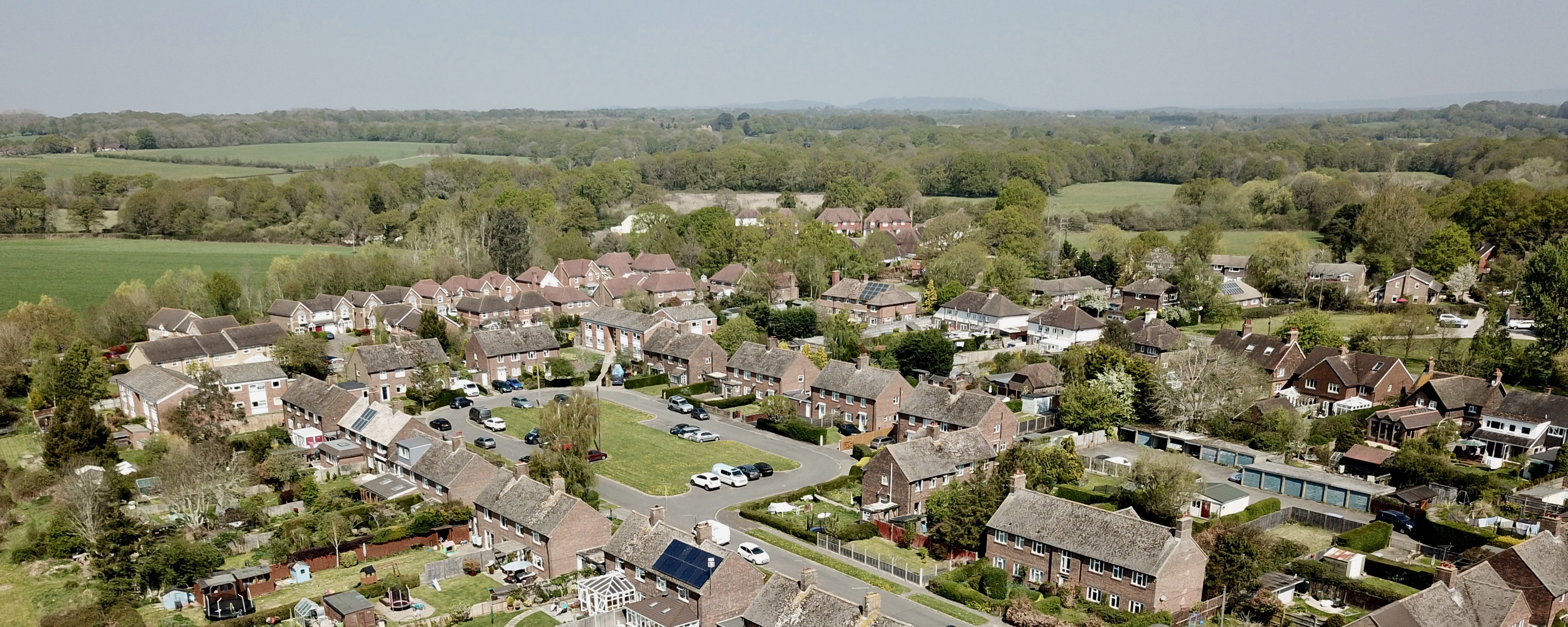 Kirdford Village from the air